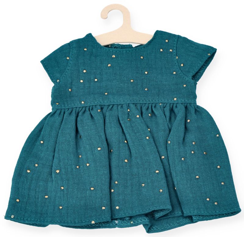 Sukienka dla lalki 32cm morska