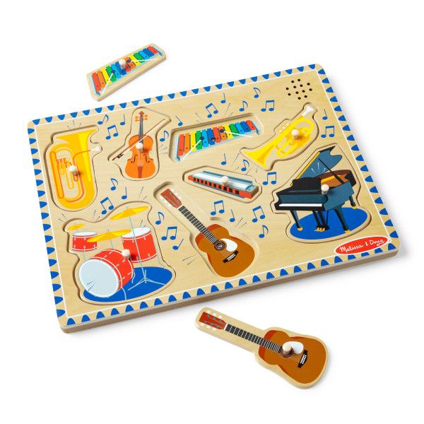 Puzzle dźwiękowe - Instrumenty muzyczne