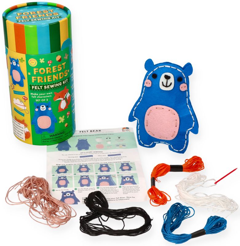 Zestaw kreatywny do szycia leśne zwierzątka