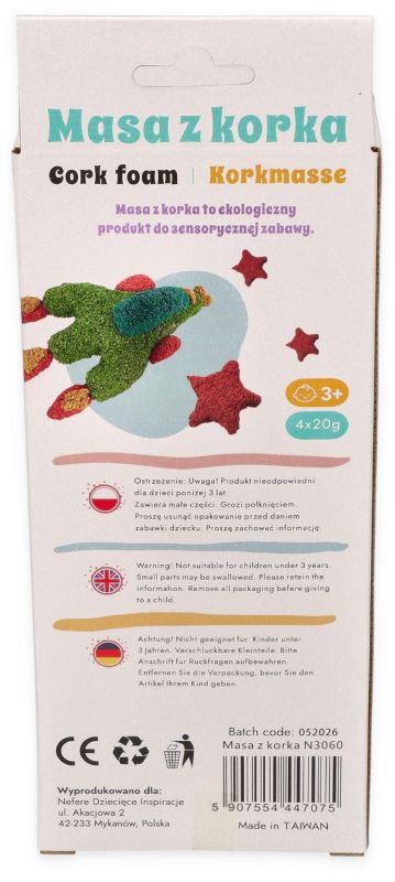 Masa z korka korkolina sensoryczna Adam Toys