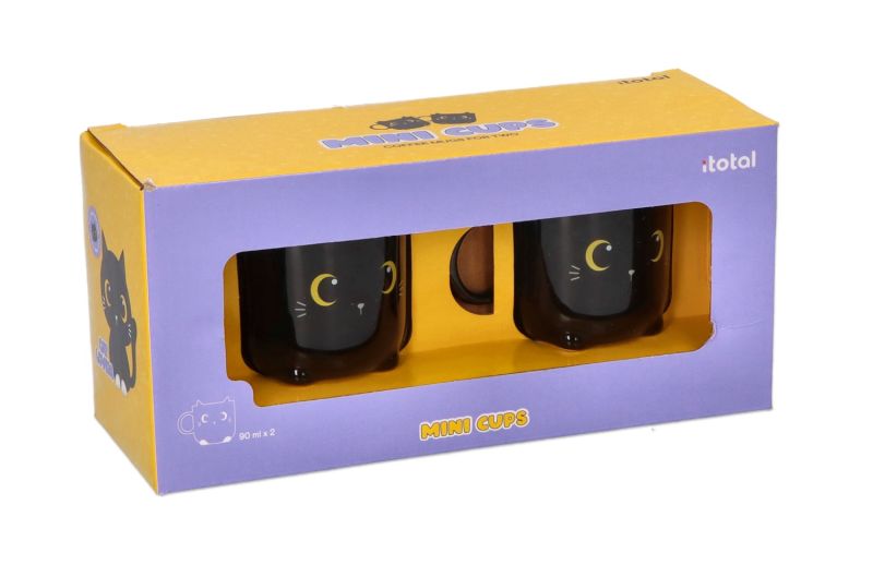 Mini kubki z kocimi uszkami Cat Lovers