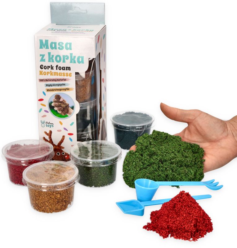 Masa z korka korkolina sensoryczna Adam Toys
