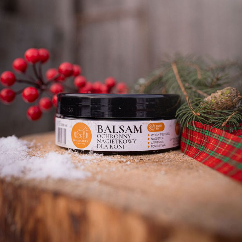 DLA NATURY Ochronny balsam nagietkowy dla koni 200ml