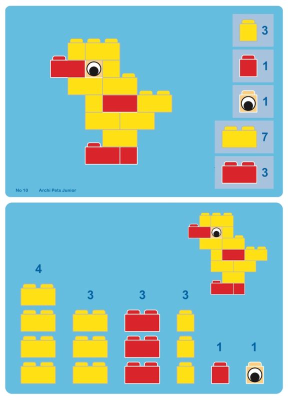 Mały Architekt - zestaw 350 klocków edukacyjnych