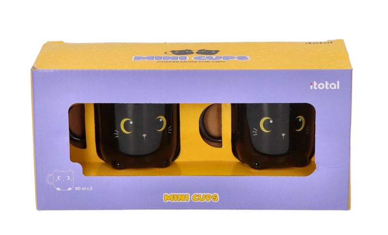 Mini kubki z kocimi uszkami Cat Lovers