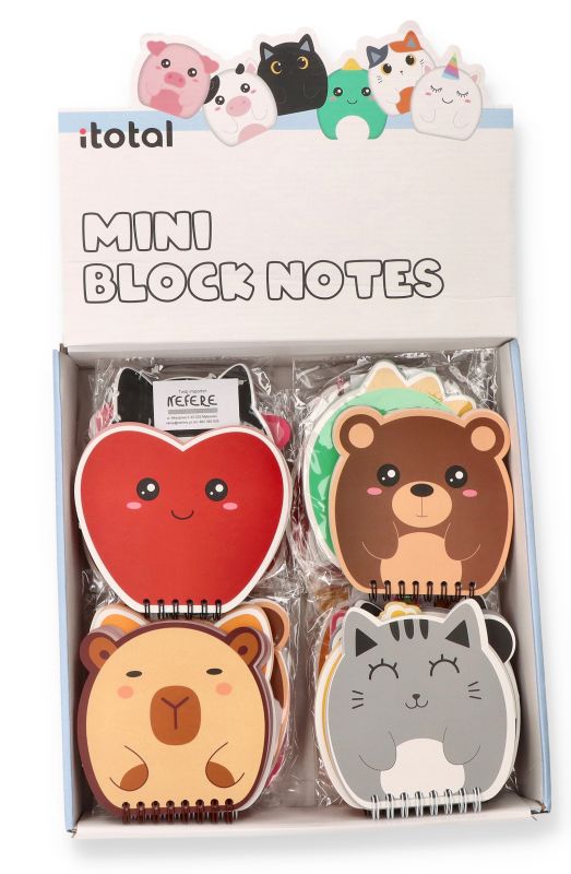 Notesik 80k na notatki Zwierzaki 1szt.