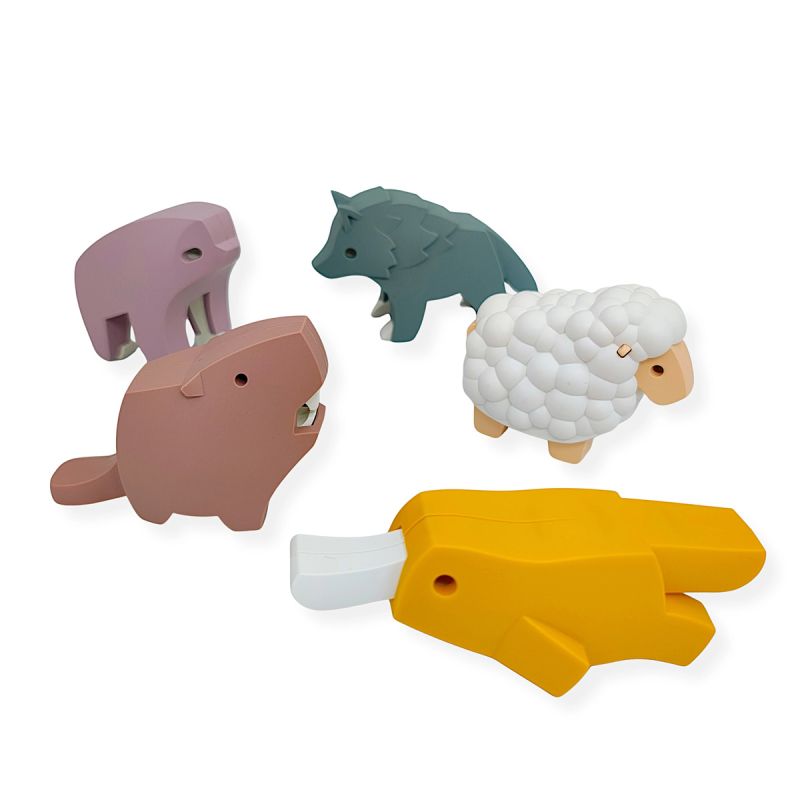 Magnetyczne figurki Half Toys Leśny Świat