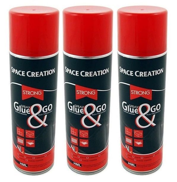 Klej tapicer Glue&Go Strong - Zestaw promocyjny 3 sztuki - ERLI
