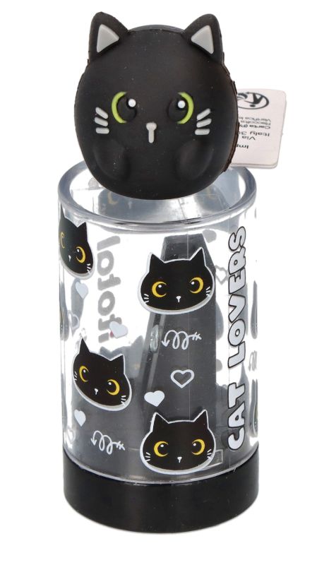 Temperówka z pojemnikiem 1szt, różne wzory