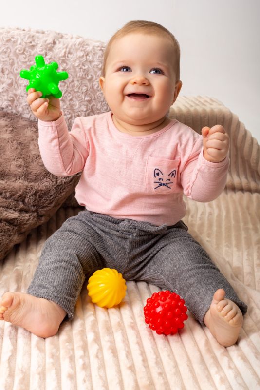 Piłki Sensorki Tullo - 4 piłeczki bez dziurek