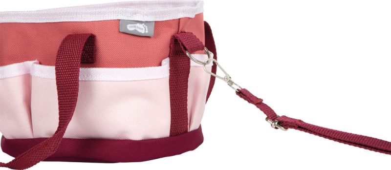 Zestaw do pielęgnacji hobby horsa w czerwonej torbie