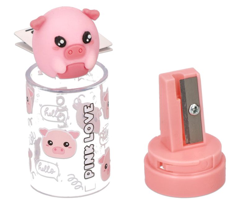 Temperówka z pojemnikiem 1szt, różne wzory