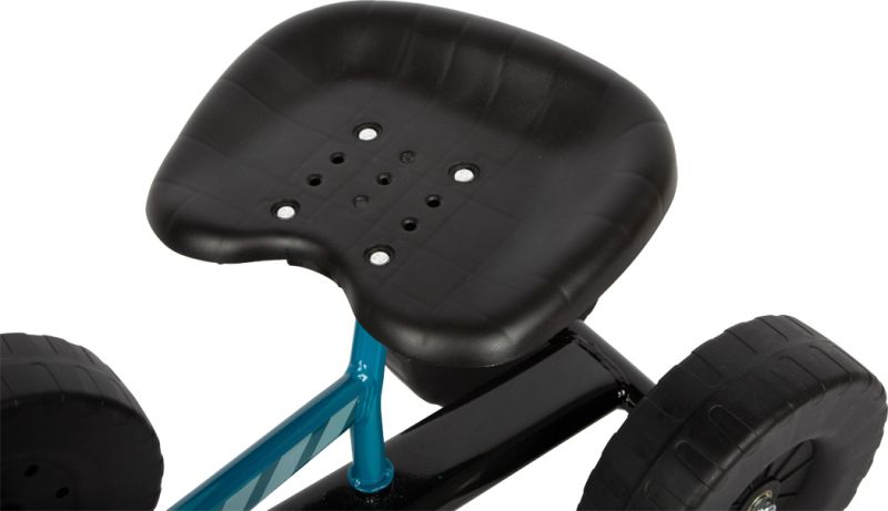 Niebieska mini koparka ogrodowa dla dziecka