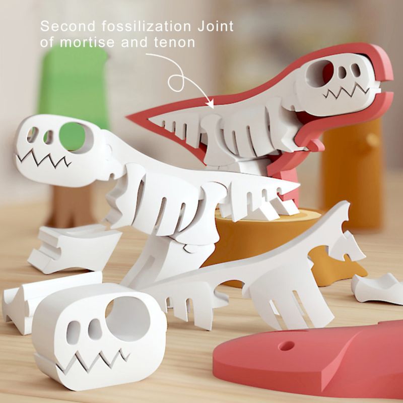 Magnetyczne figurki Dinozaury 3D Half Toys Diorama