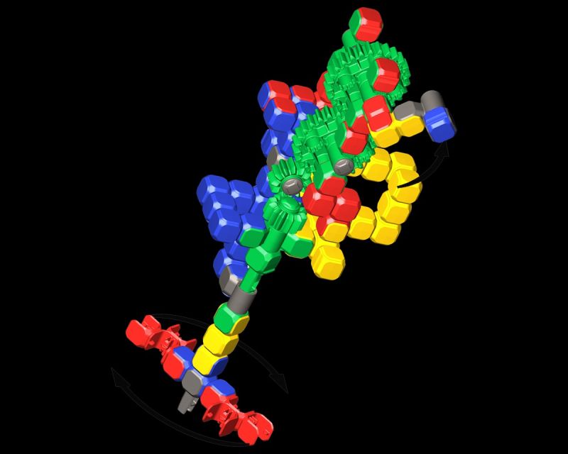 Klocki konstrukcyjne Klix - 150 elementów