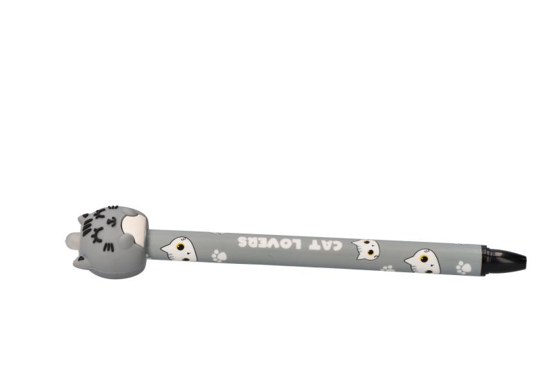 Szary kot 3D długopis zmazywalny 0.5mm