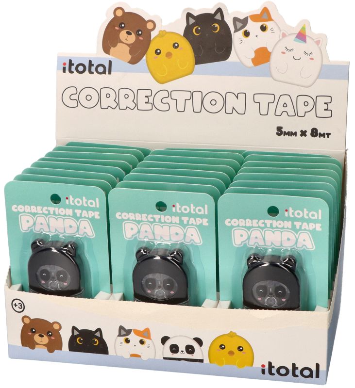 Korektor w taśmie z motywem pandy