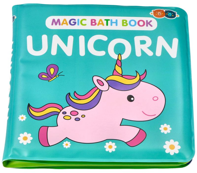 Magiczna kolorowa książeczka do kąpieli z Jednorożcem