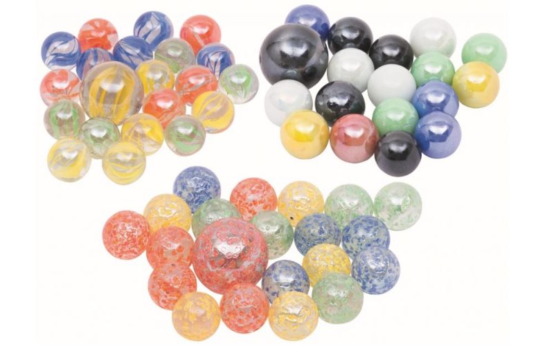 Szklaki Szklane kulki 21 szt. - Marbles