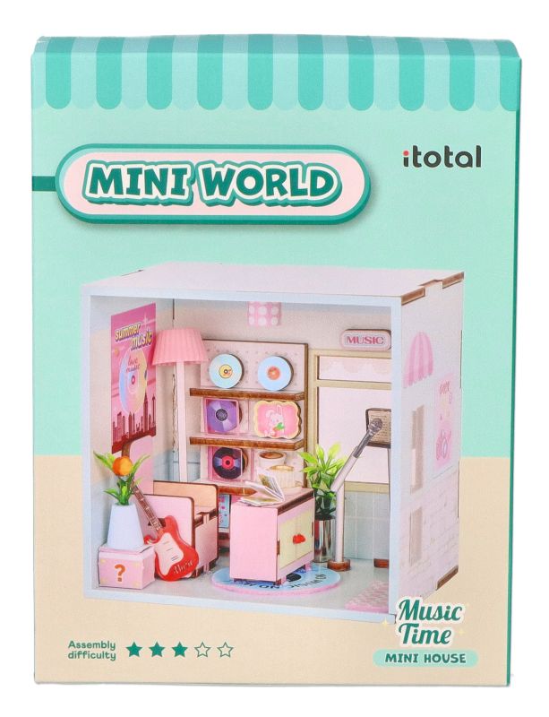 Muzyczny czas miniaturowy pokój DIY Mini WORLD