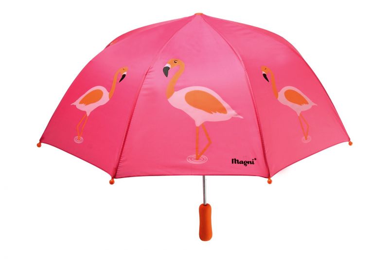 Parasol z flamingiem
