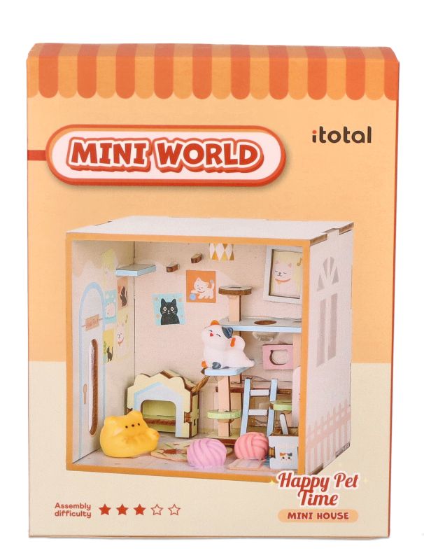 Pokój dla zwierzaków miniatura do samodzielnego składania