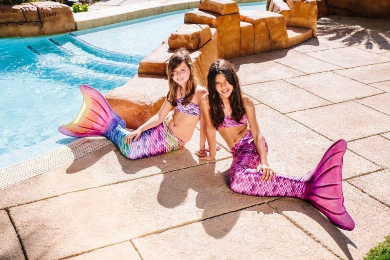 Syreni ogon - monopłetwa do pływania Aruba + bikini
