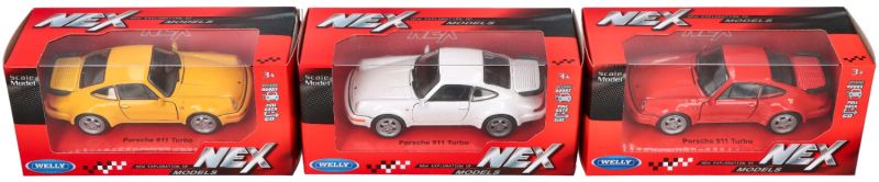 Metalowy model Porsche 911 Turbo (964), skala 1:36