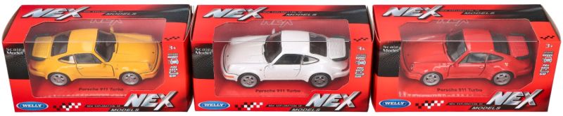 Metalowy model Porsche 911 Turbo (964), skala 1:36