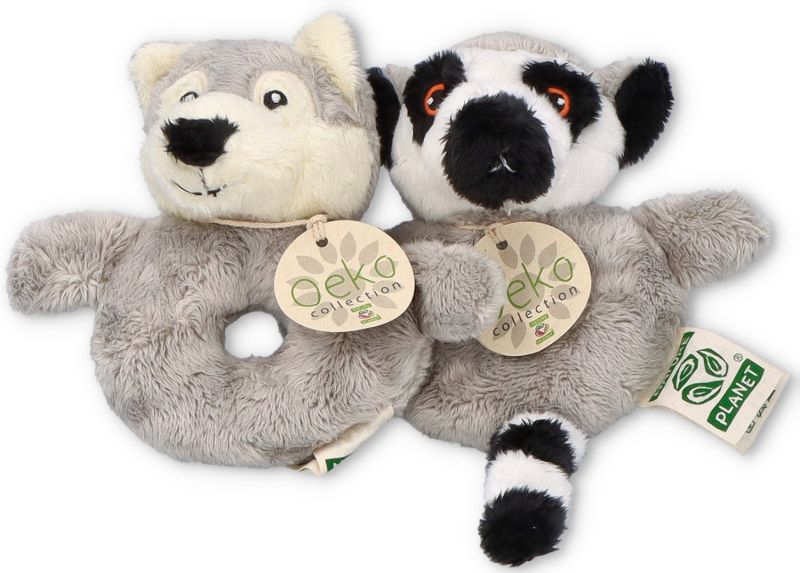 Nature Planet Lemur Grzechotka pluszowa