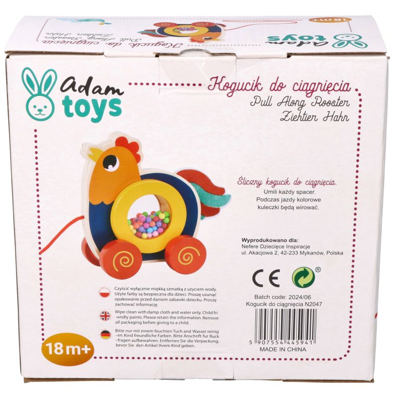 Kogucik Kukuryku na sznureczku - bezpieczeństwo produktu