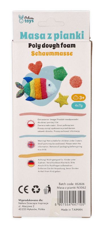 Masa piankowa kuleczkowa Świecąca w ciemności - bezpieczeństwo produktu