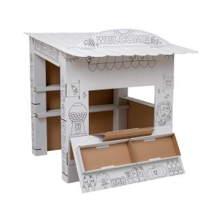 Stragan - tekturowa zabawka do kolorowania