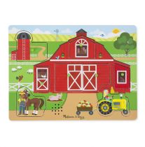 Puzzle dźwiękowe - Na farmie