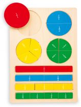 Puzzle ułamki - pomoc dydaktyczna dla dzieci