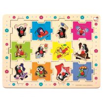 Puzzle 24 elementów Krecik