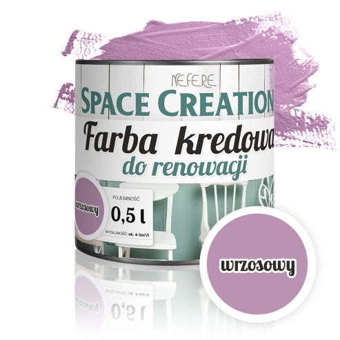 Space Creation farba kredowa - wrzos 0,5l