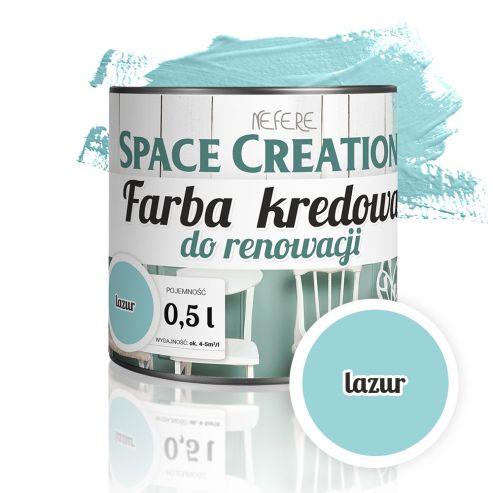 Farba kredowa Chalk Paint - lazur 0,5l