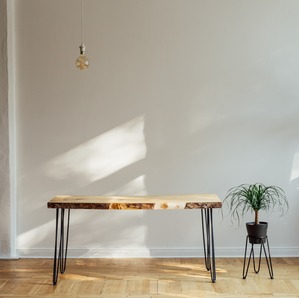 Metalowa noga do mebli hairpin DP40 cm czarny satyna