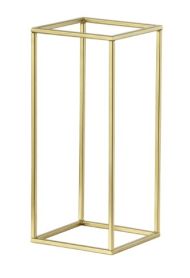 Stojak na kwiaty ślubny, glamour kwietnik złoty 45 cm