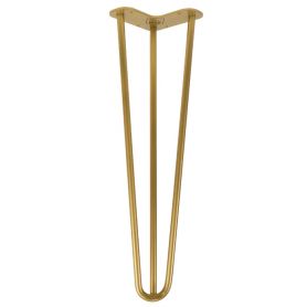 Nogi do mebli TL40 cm Złoty połysk hairpin legs