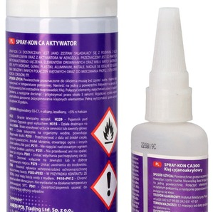 Spray-Kon CA300 Klej Cyjanoakrylowy + Aktywator