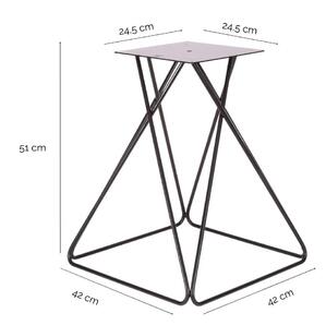 Stelaż metalowy czarny diamond 51cm wys.