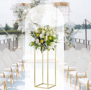 Nowoczesny stojak na kwiaty, ślubna dekoracja 60 cm