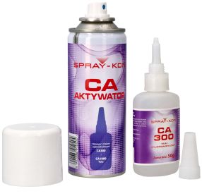 Spray-Kon CA300 Klej Cyjanoakrylowy + Aktywator