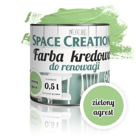 Kredowa farba do renowacji - zielony agrest 0,5l