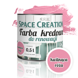 Space Creation farba kredowa - kwitnąca róża 0,5l