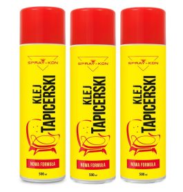 Spray-Kon Klej Tapicerski w sprayu 500 ml Zestaw 3 szt. 