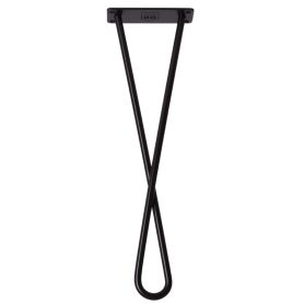 METALOWA NOGA DO MEBLI KRĘCONA DX50 CM CZARNA