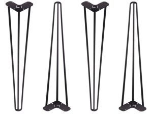 Komplet 4x noga Czarna TL80 cm hairpin legs